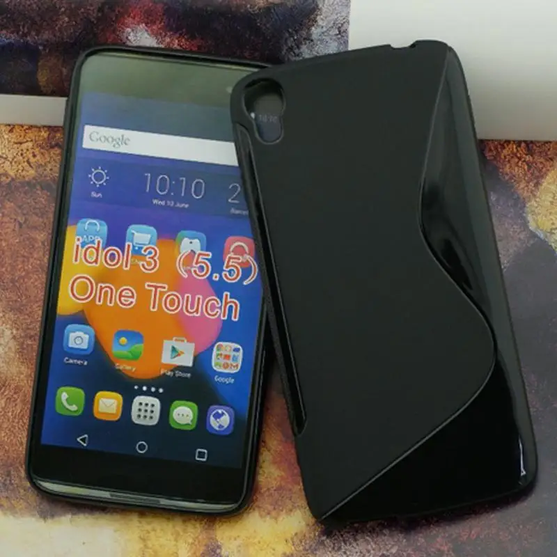Alcatel One Touch Idol 3 5.5 &quotчехол Мягкие Силиконовые ТПУ S Линии 5.5&quot дюймовый Обложка