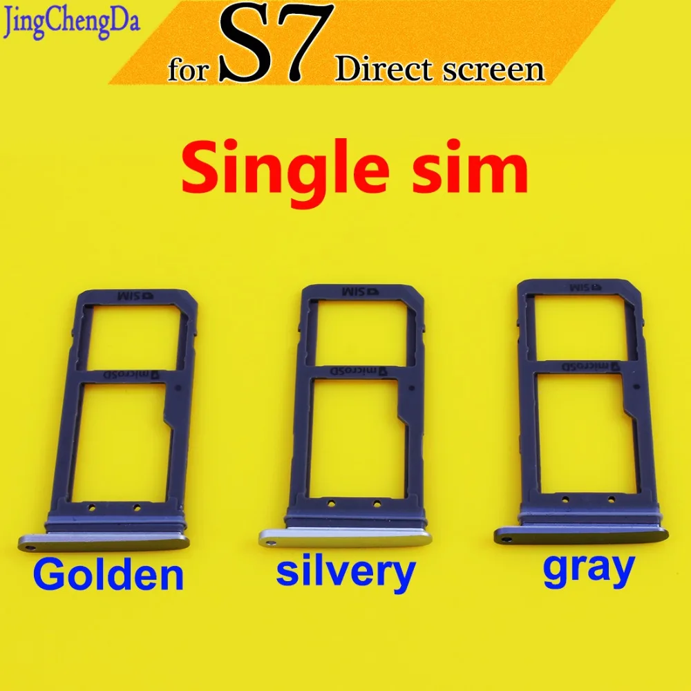 Новый лоток для одной Sim карты Samsung Galaxy S7 G930 G930F SIM слот Держатель запасная часть