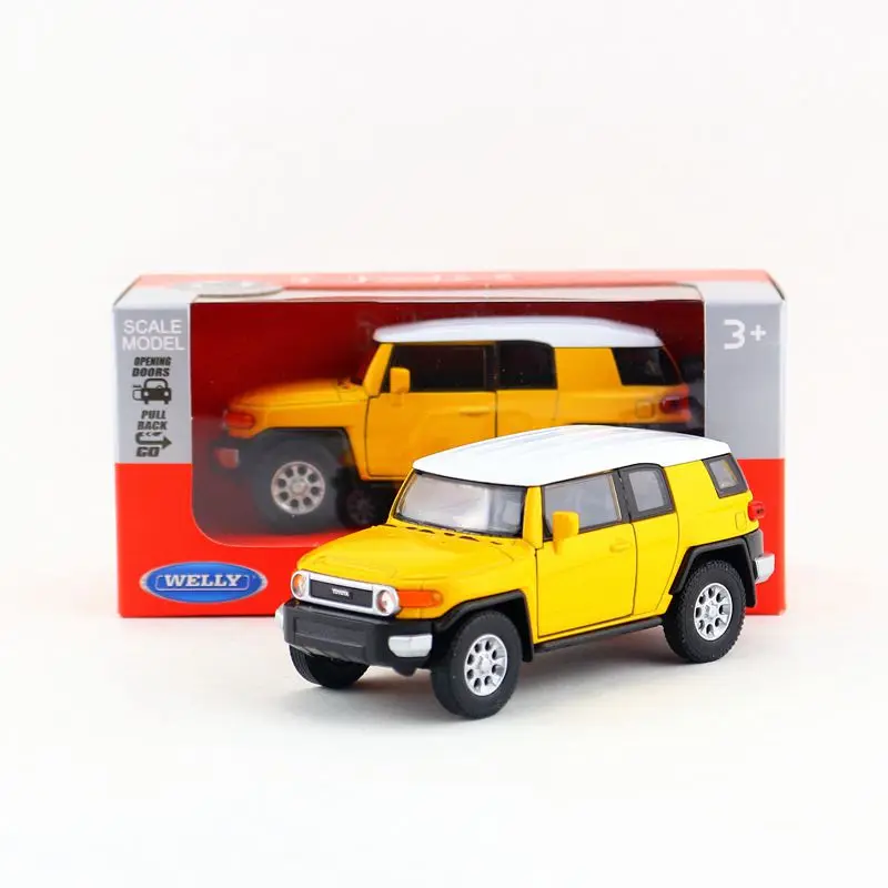 Welly масштаб 1:36 TOYOTA FJ Crusier SUV Спортивная Игрушечная машина литые модели