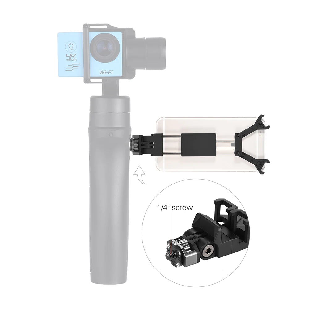 Держатель для телефона для стабилизаторов Zhiyun Weebill Crane M2 3 LAB Hohem iSteady Pro Feiyu G6 Plus Gimbal Smartphone Mount Tripod Bracket on.