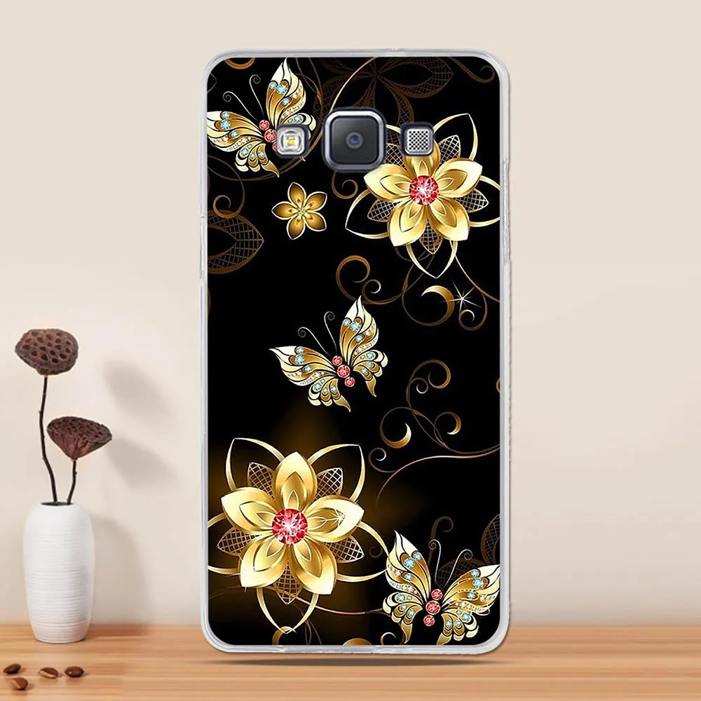 Силиконовый чехол для Samsung Galaxy A5 мягкий чехол-накладка из ТПУ 2015 телефона