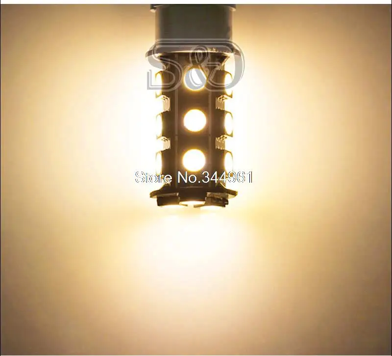 1 шт. 1142 BA15D 18 SMD 5050 Задний сигнал поворота лампы теплые белые светодиодные
