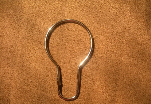 New Chrome Plated Shower Bath Bathroom Curtain Rings Clip Easy Glide Hooks Polished Finish Free Shipping | Дом и сад