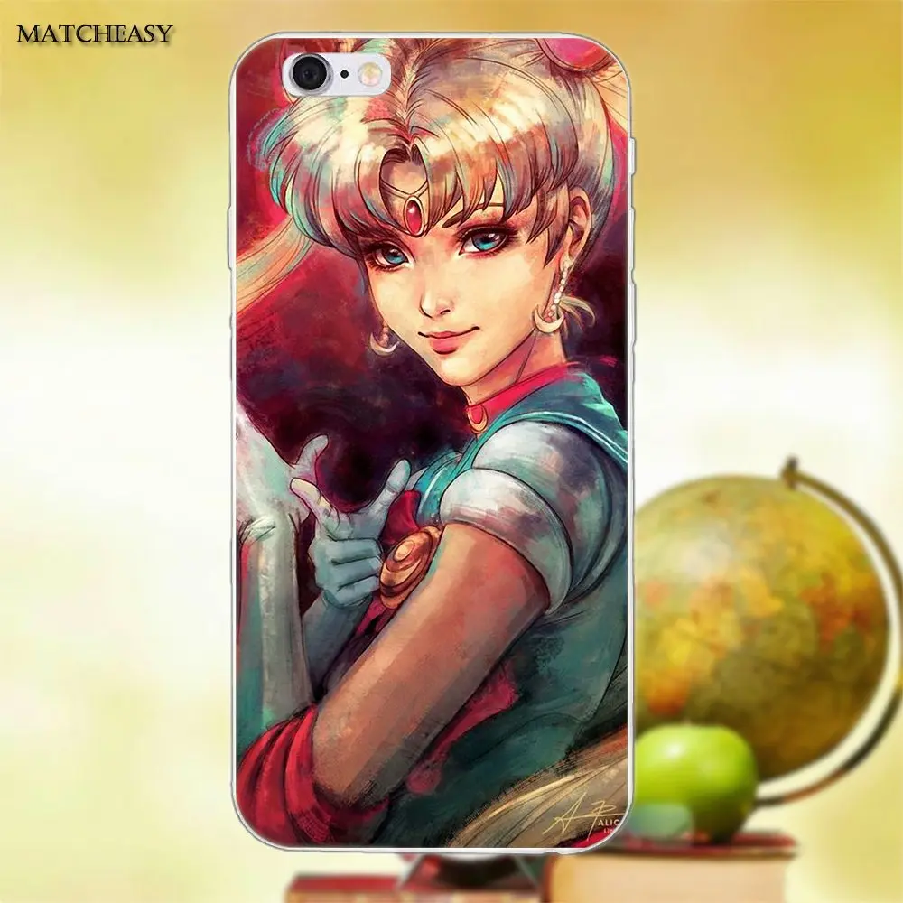 Мягкий крутой лучший чехол Сейлор Мун для Apple iPhone X XS Max XR 4 4S 5 5C SE 6 6S 7 8 Plus | Мобильные