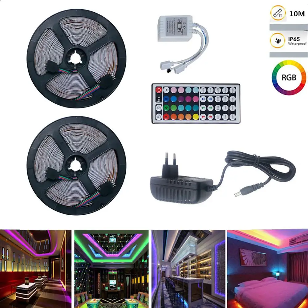 Hobbylan 10 м Кухонные светильники водонепроницаемая полоса RGB светодиодная яркость