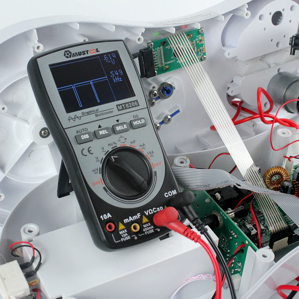Цифровой мультиметр MUSTOOL MT8206 Модернизированный Интеллектуальный Осциллограф 2 в
