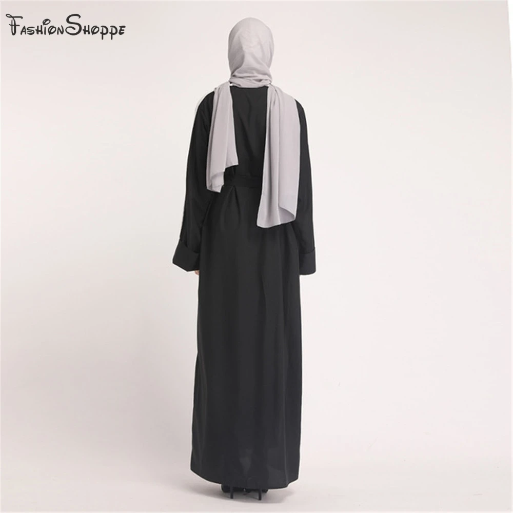 Женские мусульманские Длинные платья Abaya длинное платье кардиган в стиле пэчворк