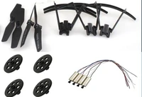 xs809hw xs809w xs809 rc drone quadrocopter spare parts engines motor blade main gear propeller guard ring set