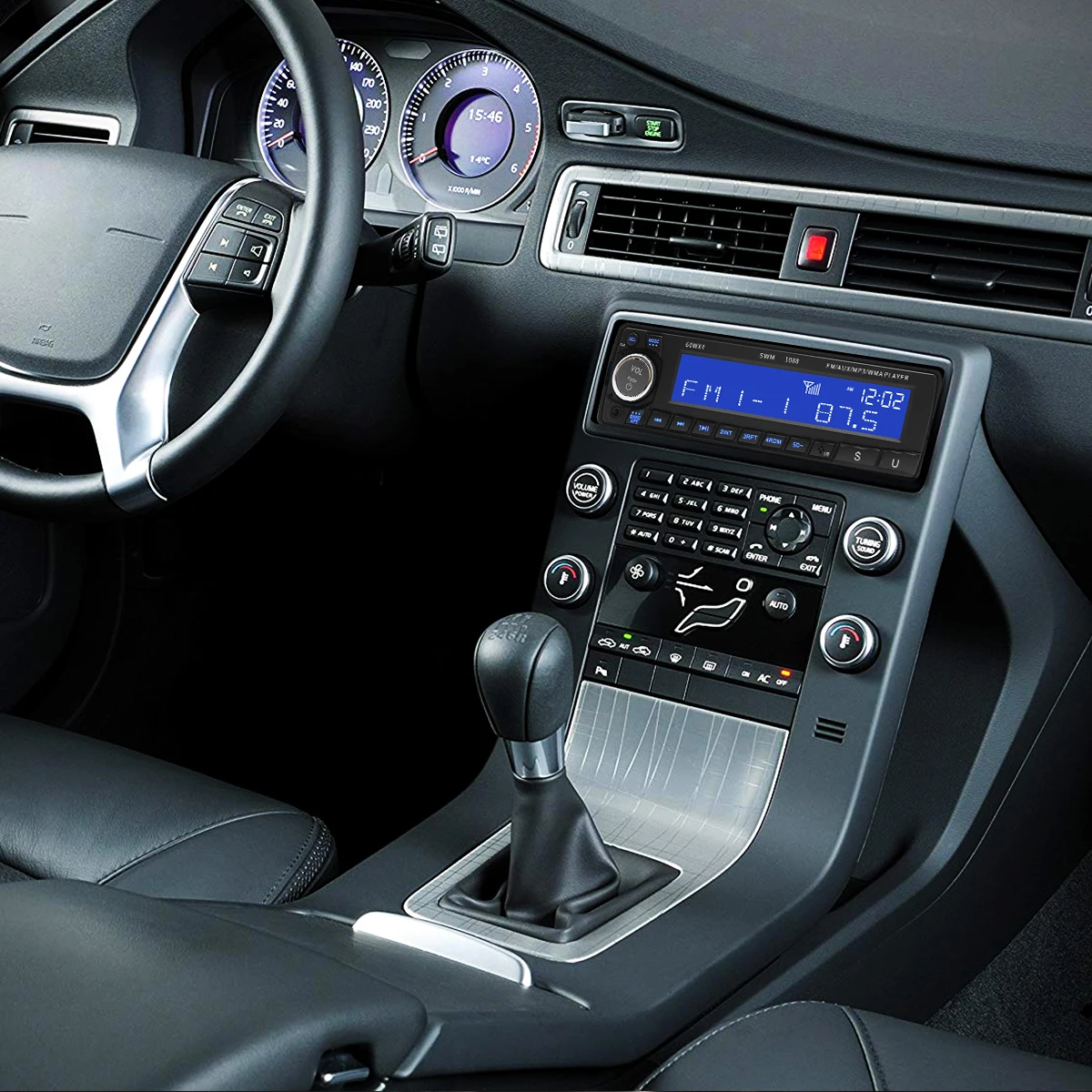 Автомагнитола Excelvan 1 Din 4 дюйма mp3 плеер Bluetooth громкая связь USB AUX TF карта FM 12 В ЖК