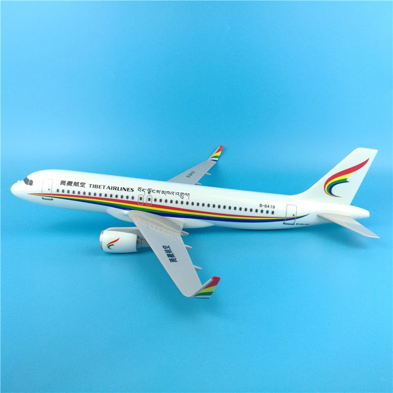 Модель самолета A320 37 см модель из смолы тибетского Коллекционная дыхательных