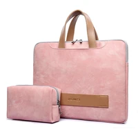 2020 fashion women laptop bag portable ultrathin computer handbag woman briefcase pu leather notebook bags for ipad dell hp acer