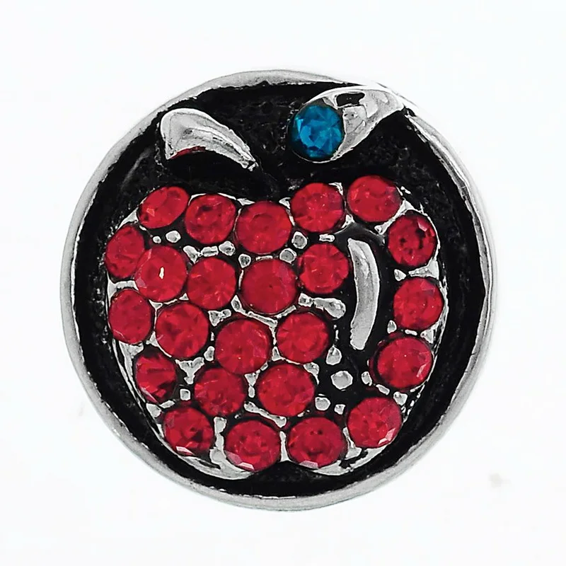 2015 fashion jewelry Apple design with rhinestone metal snap button wholesale restoring ancient ways of ms|apple wireless keyboard ps3|apple mac pro