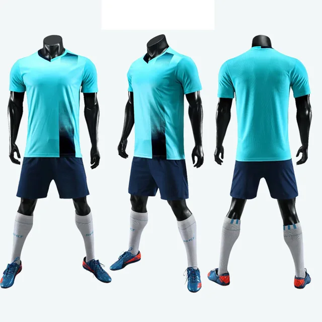 2019 New Style Men Kids Adults Soccer Jersey Custom Size 3XS-3XL Plain Football Breathable Light Kits Set | Спорт и развлечения
