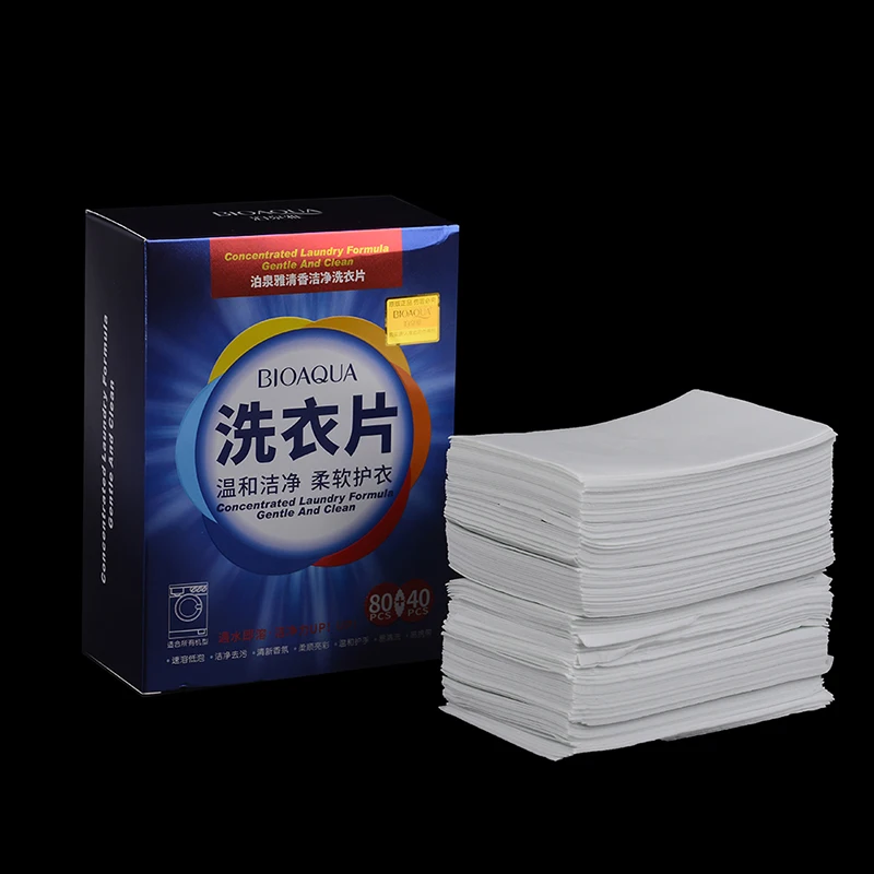 40/120 шт. аромат для очистки Прачечная планшеты жидкого моющего документы по