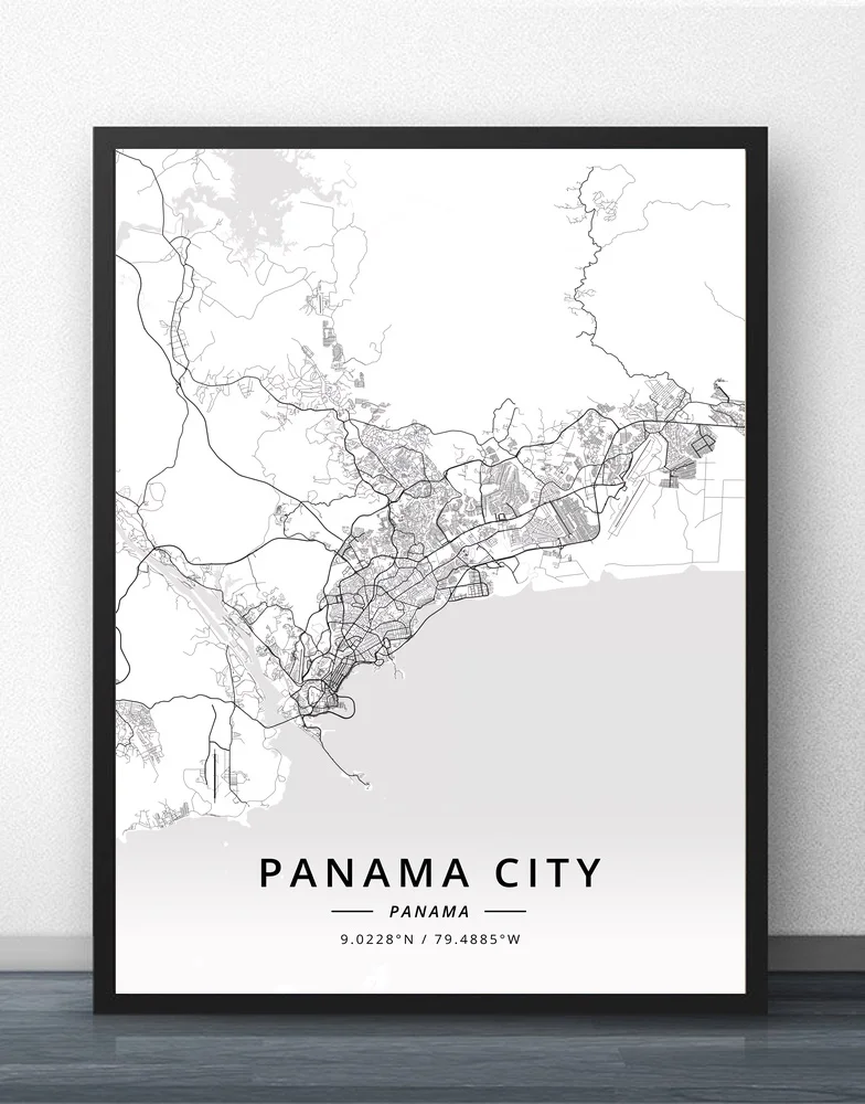

Panama Map Poster