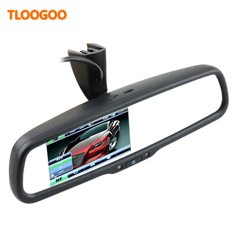 Автомобильный видеорегистратор 5 дюймов Автомобильное зеркало заднего вида DVR