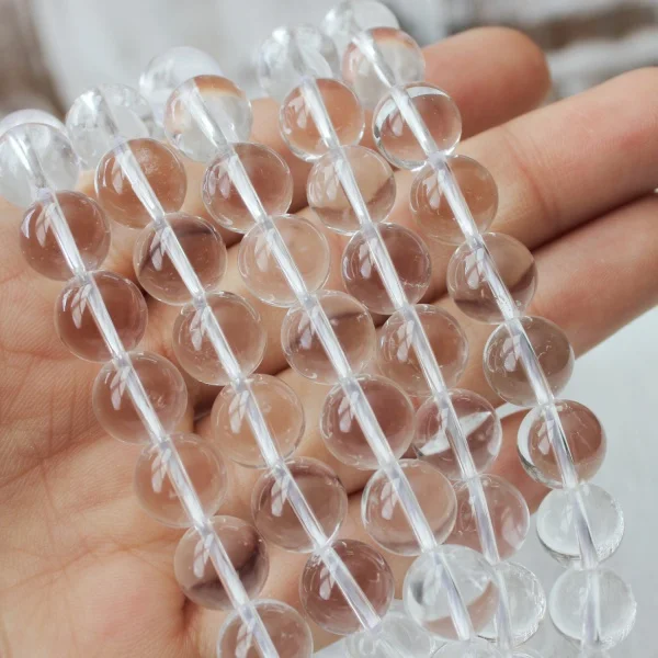 

Free Shipping!!! 10mm Round Natural Clear quartz Beads Approx 38Pcs