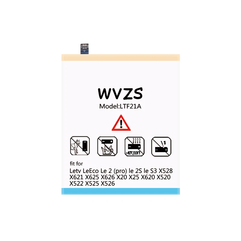 Wvzs 3700 мА/ч Батарея LTF21A для Letv leEco Le 2 (pro) le 2S S3 X528 X621 X625 X626 X20 X25 X620 X520 X522 X525 X526 |