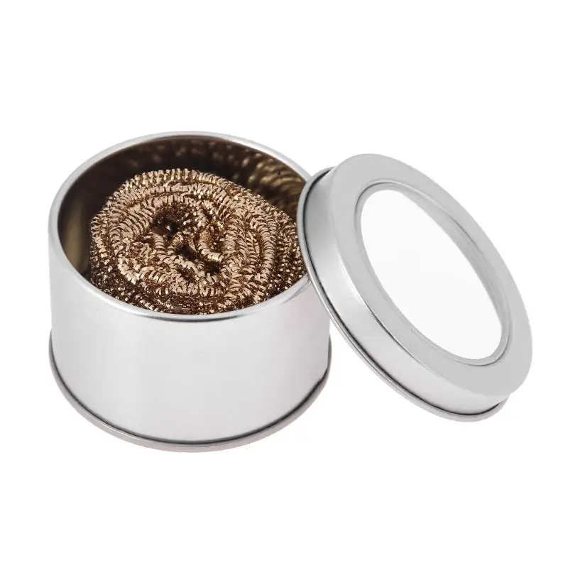 1 шт. сварочный паяльный паяльник для очистки наконечников стальной проволоки