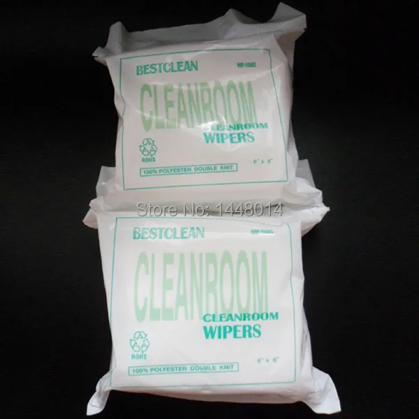 300pcs for sale 6X6'' cleaning cloth Print head PCB boards phone screen cleanroom wipers napkin in stock | Компьютеры и офис