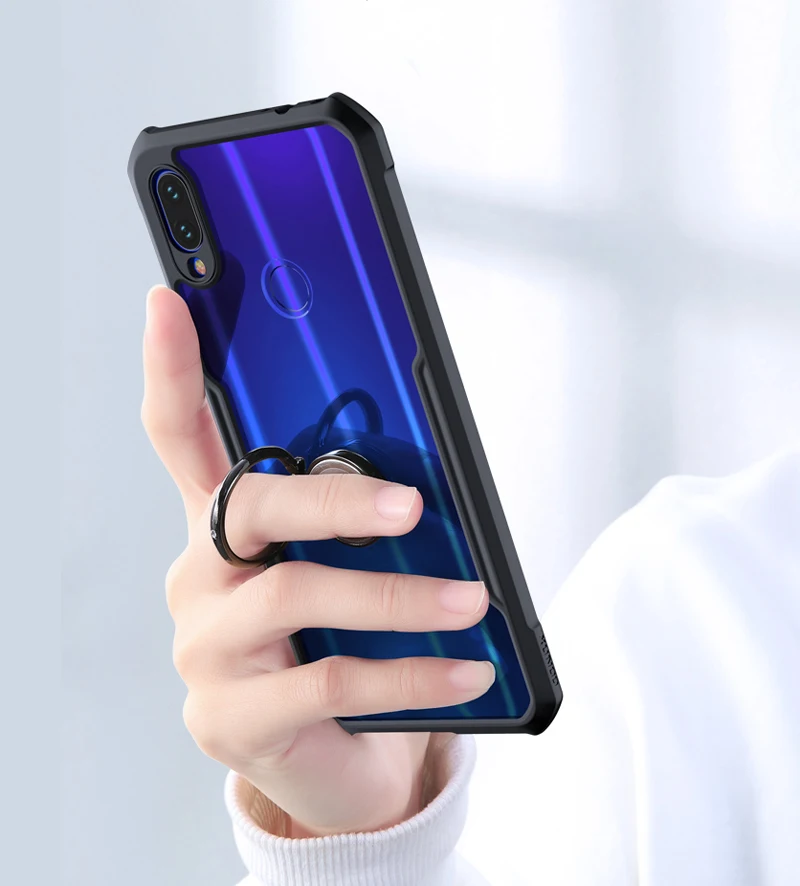 Для Xiaomi Redmi Note 7 Pro Чехол для телефона XUNDD подушки безопасности противоударный прозрачный PC+ TPU бампер задний Чехол для Redmi Note 7 Чехол Coque