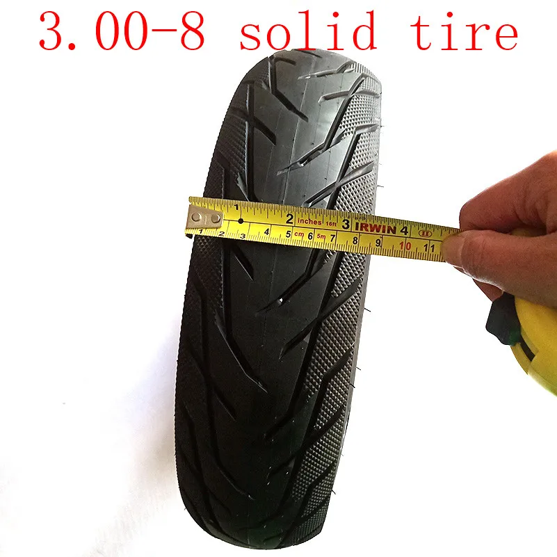 Размер 3,00-8 скутер бескамерные tireвакуумный шины для газовых и электрических скутеров складские транспортные средства мини Мотоцикл мопед " обод