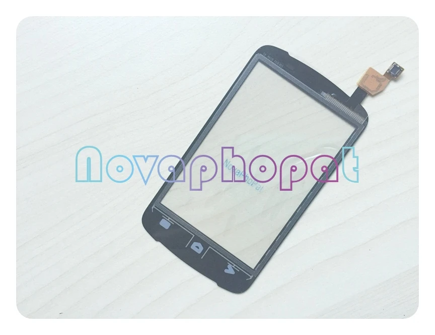 Novaphosat-Sensor superior negro para Acer Liquid Z2 Z120, Panel digitalizador con pantalla t&aacute;ctil, 3,5 pulgadas, reemplazo + seguimiento-0