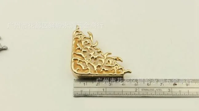 10 шт./лот) сумки клип края полые фиксированные декоративные пряжки DIY Аппаратные аксессуары