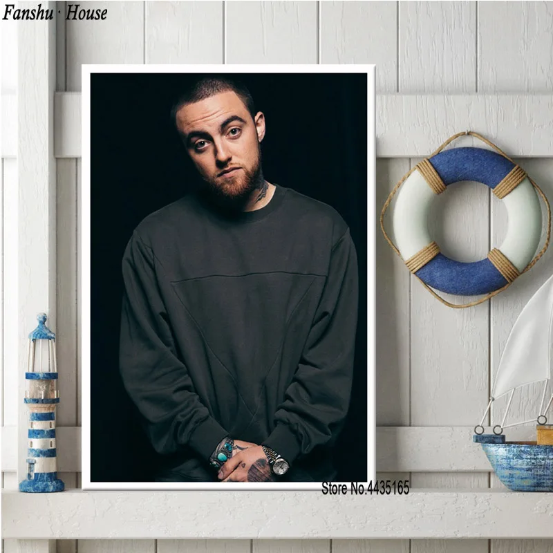 Плакаты и принты Mac Miller R.I.P плакат музыкальный певец звезда декоративная картина