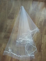 new one layer brial veil ivory fingertip wedding veils