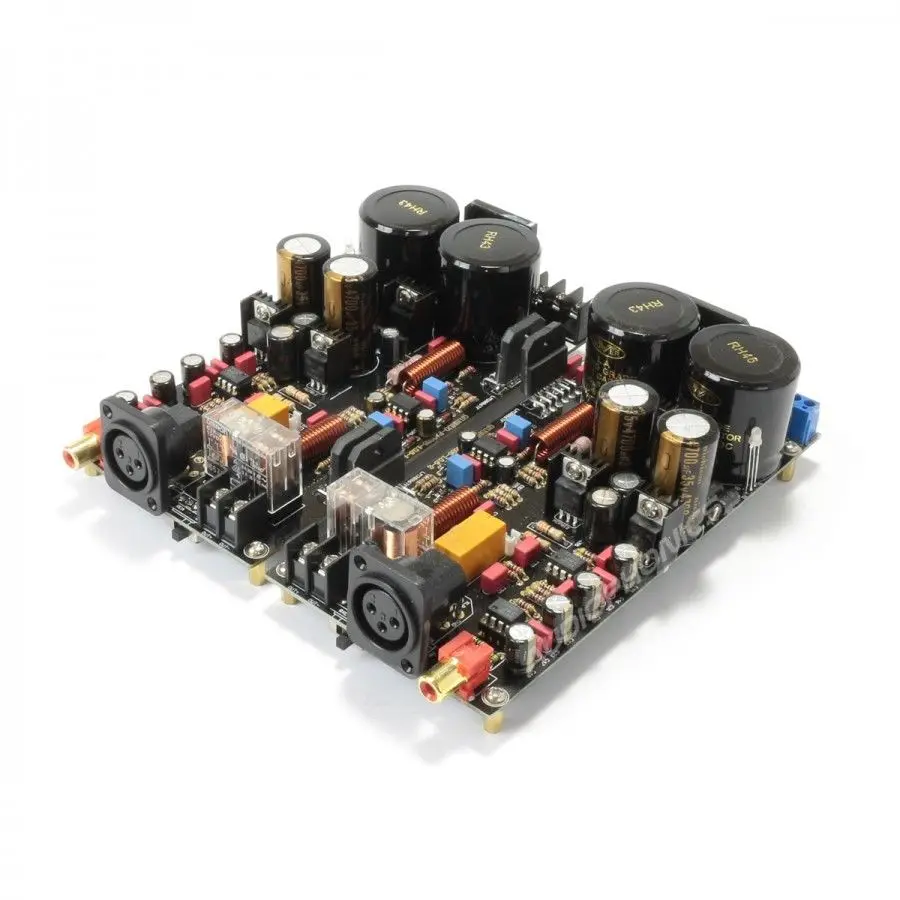 Douk аудио HiFi полностью сбалансированные моно модули усилителя мощности LM3886 2*120 Вт
