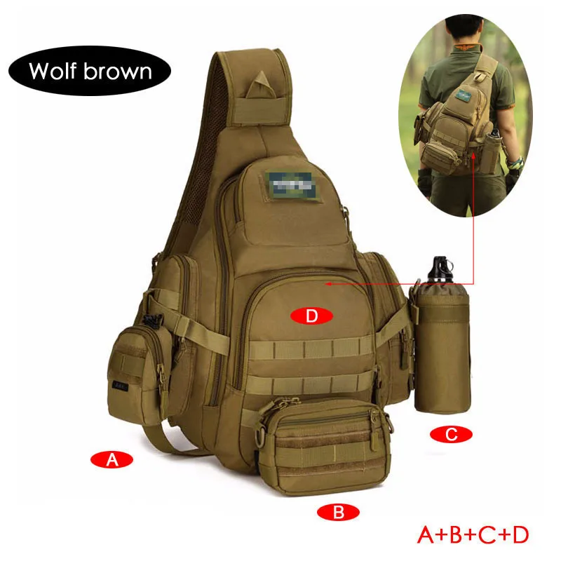 Hunting Backpack Hiking Camping Waterproof Men's Military Tactical Outdoor Men Molle Army Shoulder Sports Bag For Male|sport bag|military