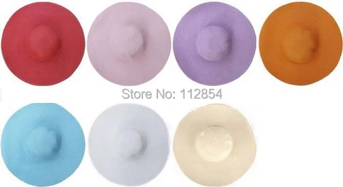 Шляпа женская Соломенная Складная с широкими полями 100 шт./лот | Аксессуары для