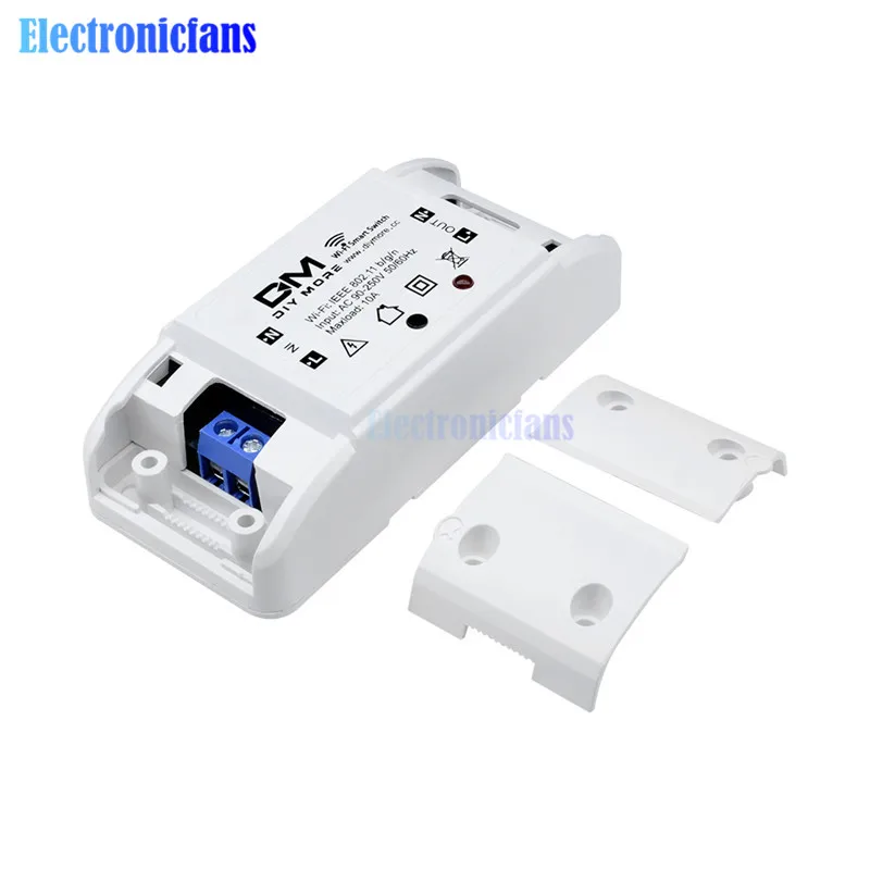 Sonoff Basic Wifi Smart Switch Беспроводное дистанционное управление корпус из АБС пластика