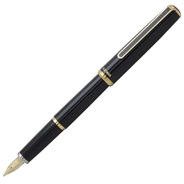 black Япония Платина Vicoh тонкий перьевая ручка 14K Золотой наконечник с чернилами конвертер PTL-5000A - Цвет: black