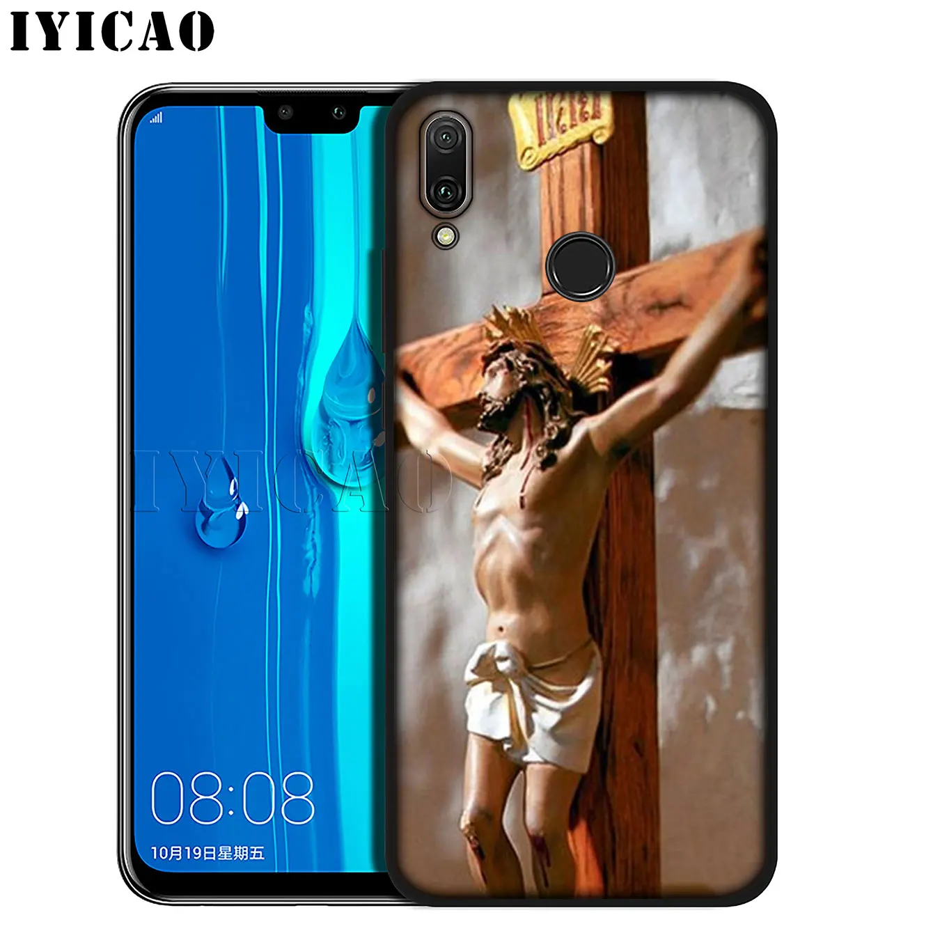 IYICAO Divine Mercy Jesus Cross Мягкий силиконовый чехол для телефона Huawei Mate 30 20 10 Pro Nova 5I 5T 5 4 4E 3i