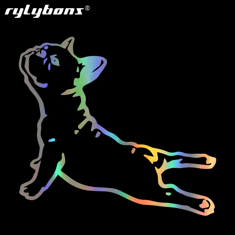 Rylybons Французский бульдог автомобильные наклейки и автомобильная наклейка