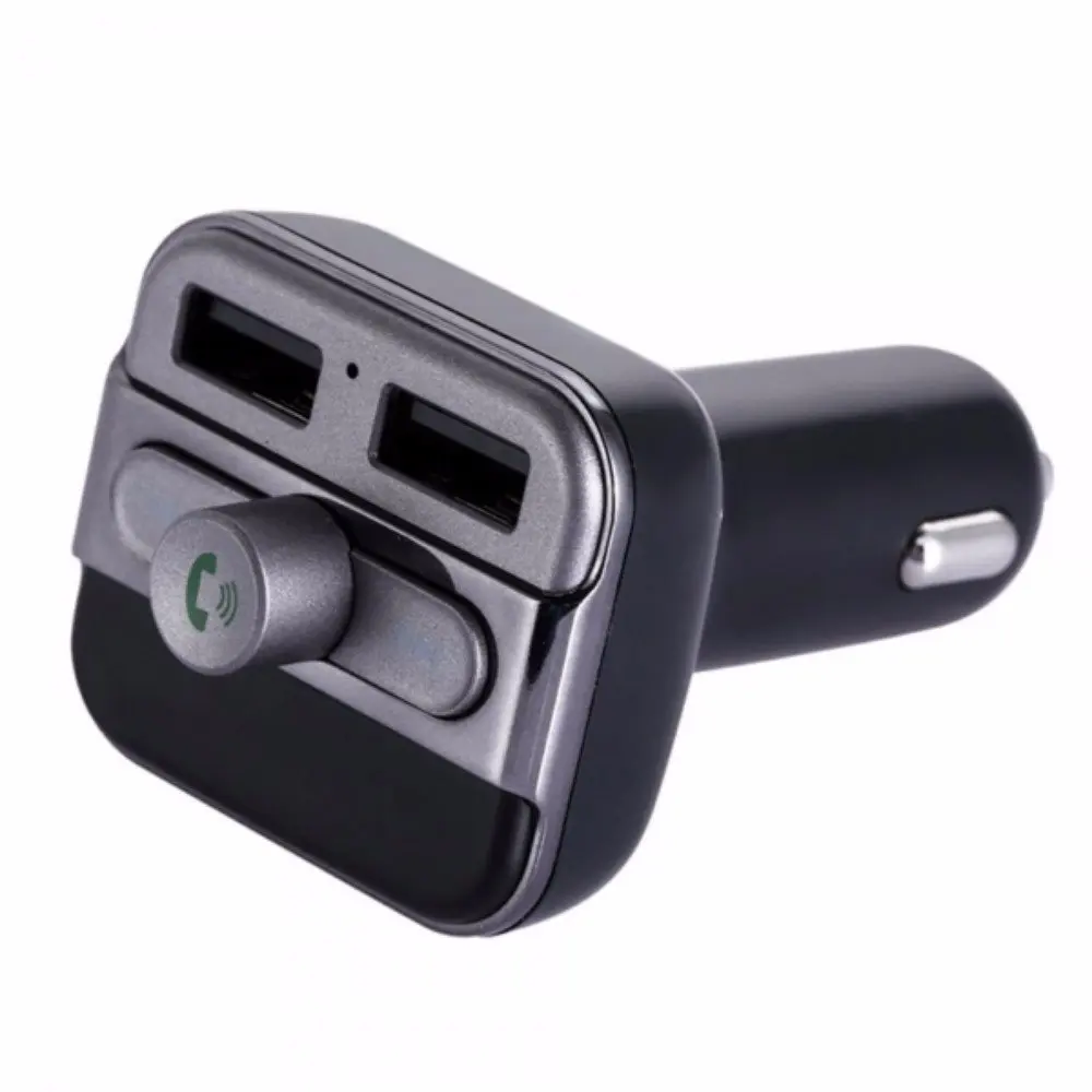 YUANMINGSHI Универсальный Bluetooth Handsfree fm-передатчик музыкальный плеер Поддержка TF/U диск двойной зарядное устройство usb