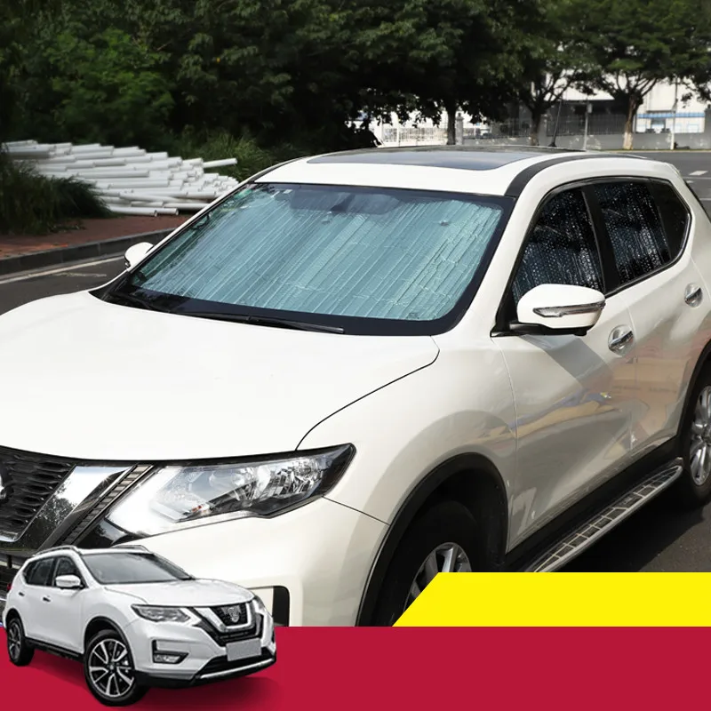 Солнцезащитный козырек для Nissan X trail T32 2014 2019|Хромирование| |