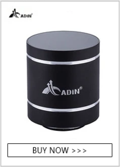 ADIN Mini 15 Вт металлическая Вибрация беспроводной Bluetooth динамик HiFi бас 3D стерео объемный FM радио TF сабвуфер с пультом дистанционного управления