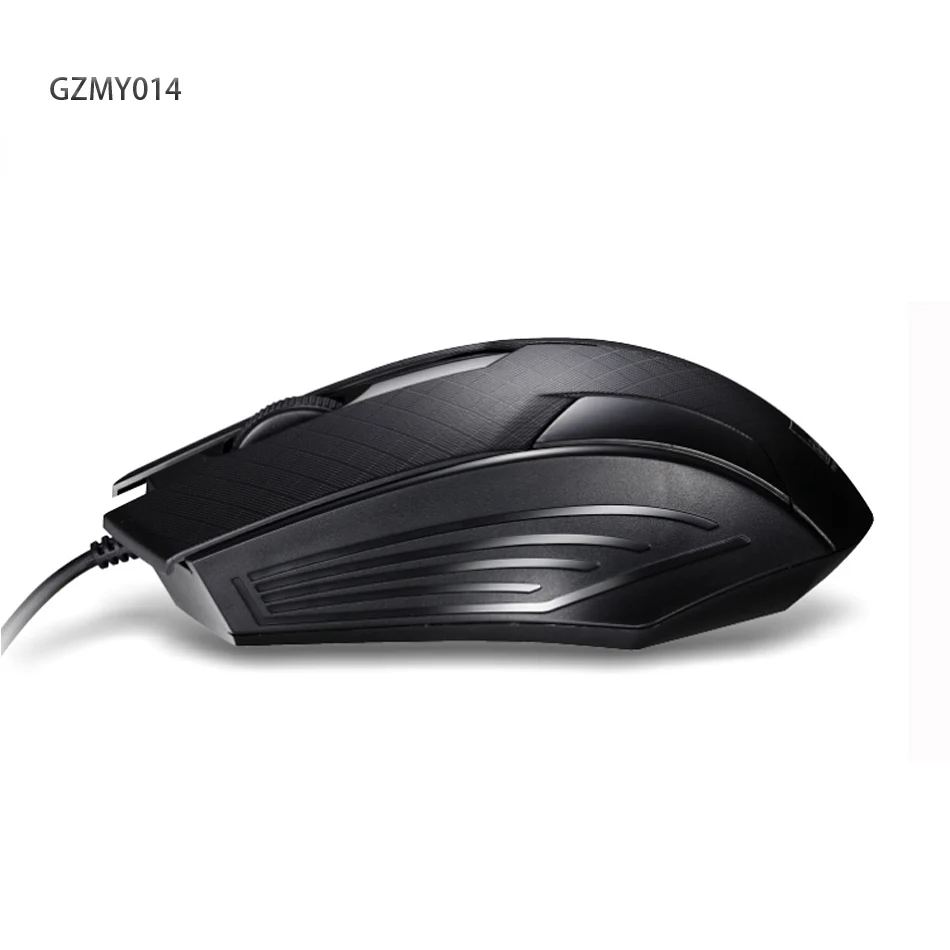 Проводная оптическая Мышь 1600 Точек на дюйм 3 Кнопка Черный Gamer мыши USB кабель для