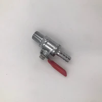 mini shutoff valve wcheck 516 barb homebrew co2 regulator part brewer valve