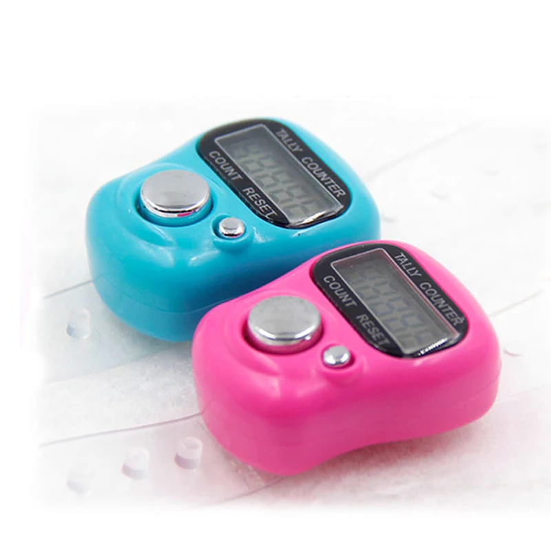 Новая игрушка Fidget Digital Row Counter Finger Tally Count с ЖК-экраном Hands Free Counting для вязальщиков и вязальщиков