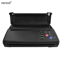 tattoo transfer machine thermal stencil copier flash printer drawing led digital tattoo supply body art and 5pcs transfer papers