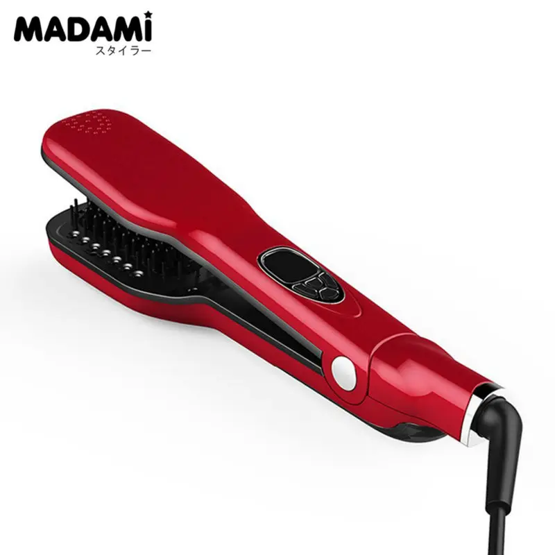 Madami Профессиональный быстрый пара Выпрямитель для волос Кисточки паром