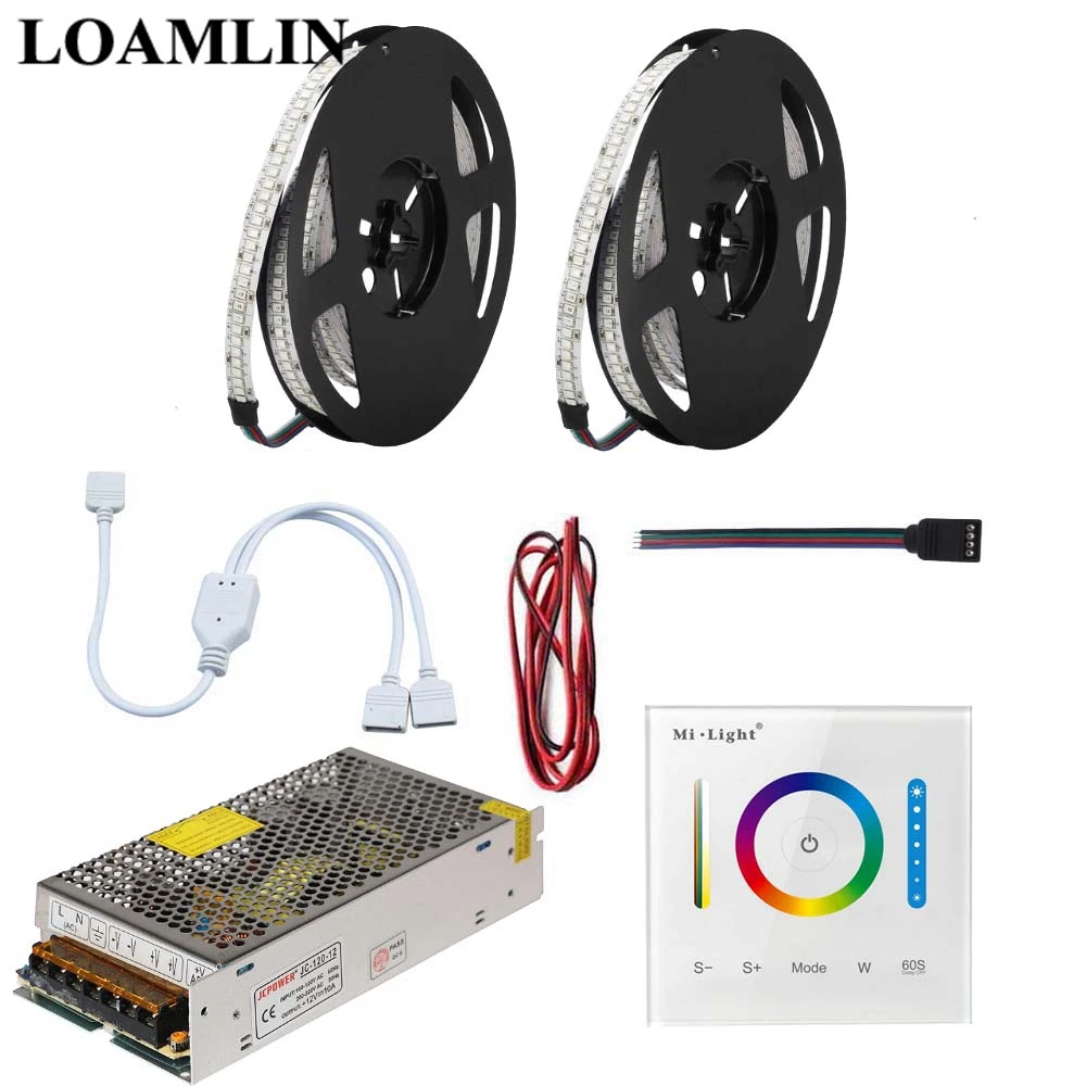 5 м 10 15 20 RGB Светодиодная лента 234 светодиодов/м 2835SMD с Milight 2 4G P3 светодиодный