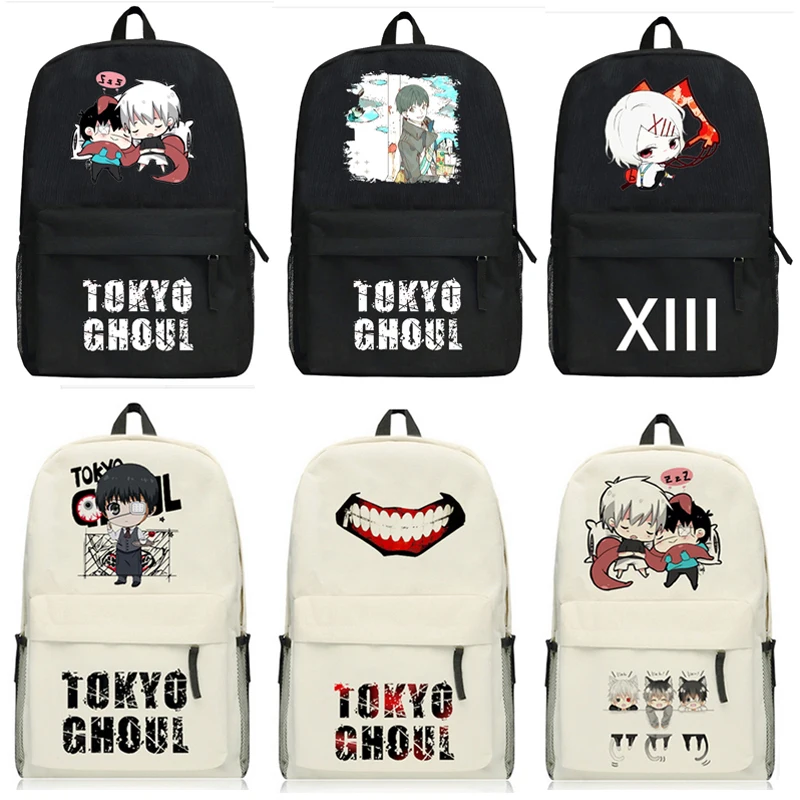 Аниме Токийский Гуль рюкзак Kaneki Ken JUZO SUZUYA/REI Оксфорд школьная сумка унисекс