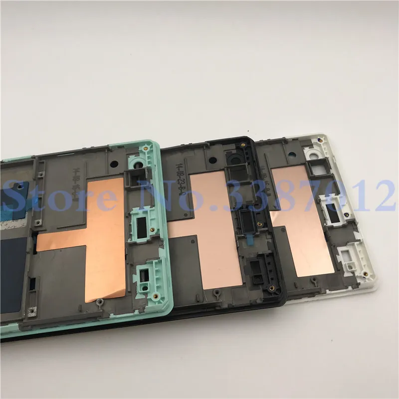 Оригинальная рамка ЖК-дисплея для Sony Xperia C3 S55T S55U передняя панель экрана |