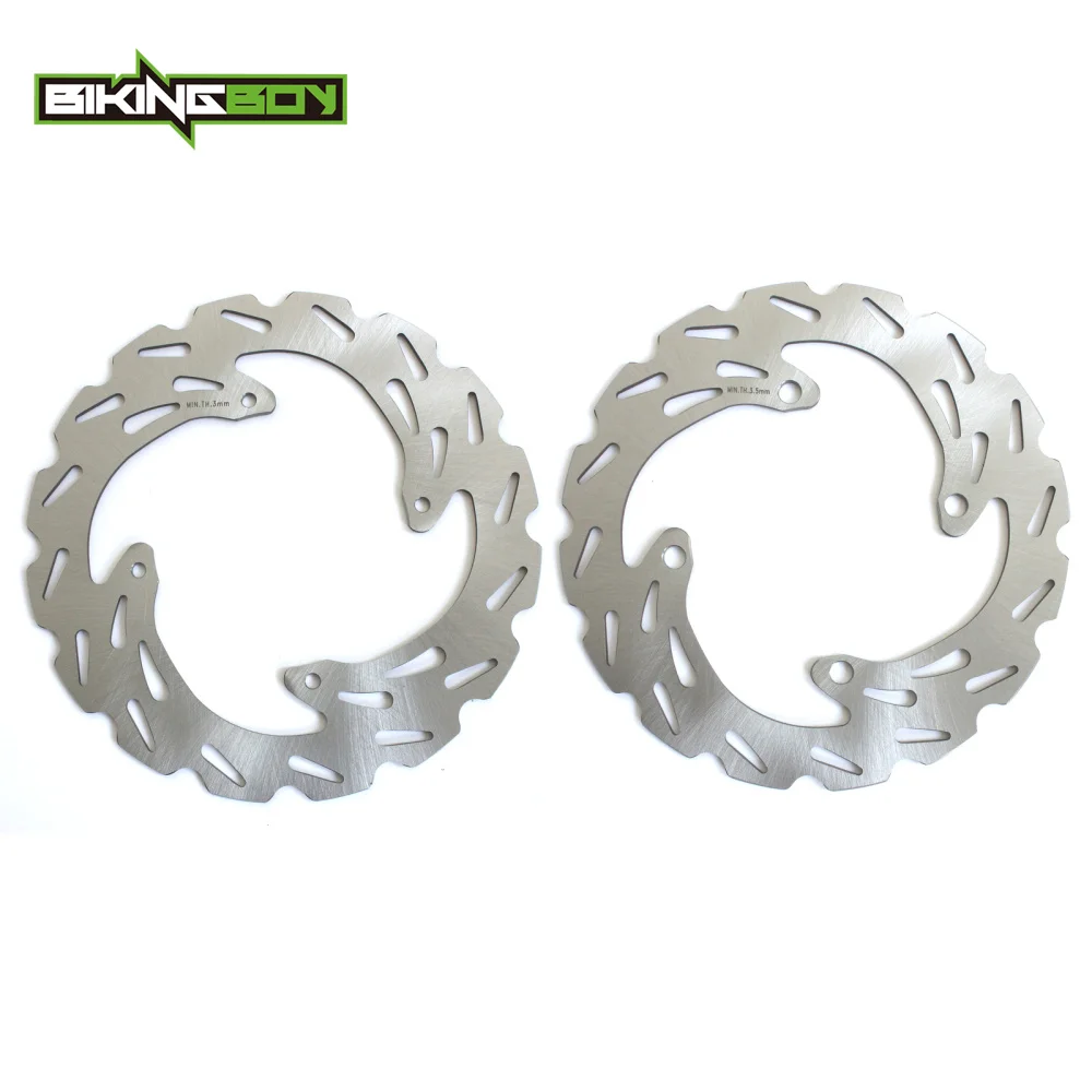 BIKINGBOY для Honda XR650R 00 01 02 03 04 05 06 07 08 XR 650 R 2000-2008 Передние Задние тормозные диски Диски 240 мм мощный волновой двигатель
