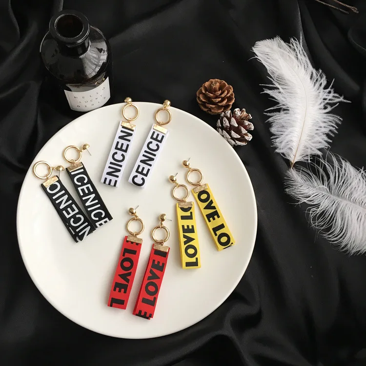 2018 Модная бижутерия крупные длинные серьги широкие иглы Круглые двойные